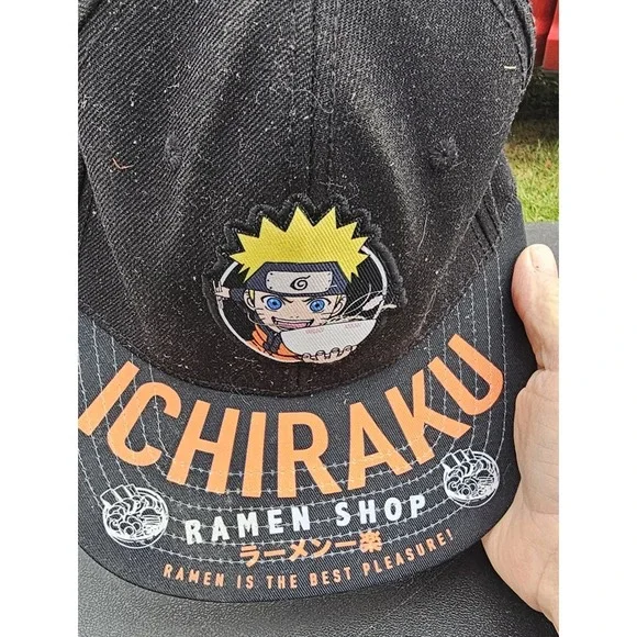 Naruto‎ ICHIRAKU Ramen Shop Ball Cap Adjustable Hat Snapback Size OSFM - Picture 8 of 10